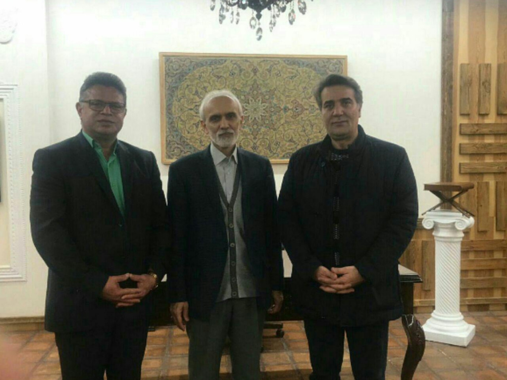 The meeting of the chairman of imu and the head of the house of music